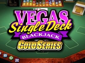 Vegas Single Deck Blackjack Gold